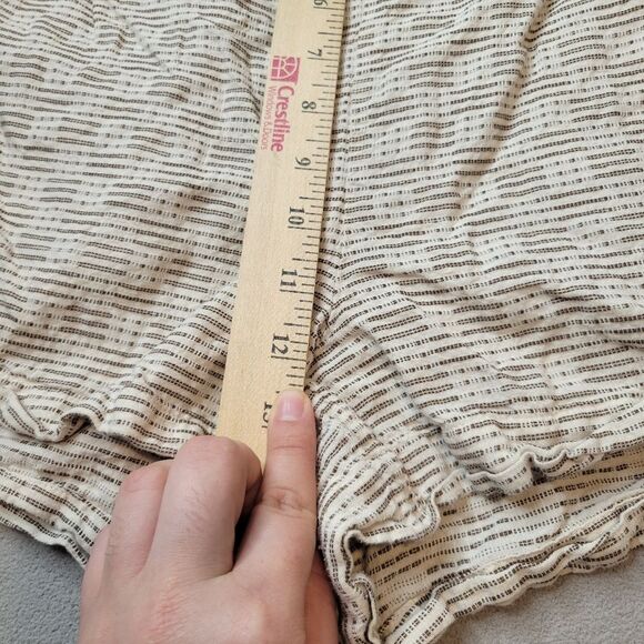 Madewell Clean Pull-On Shorts Cotton Linen Size Medium - Picture 5 of 8